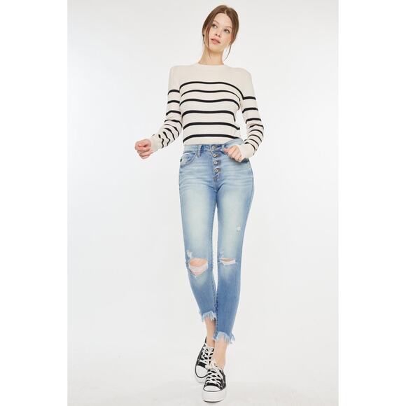 KANCAN | NWT Kitson Button Fly Jeans | 30 - Picture 2 of 7